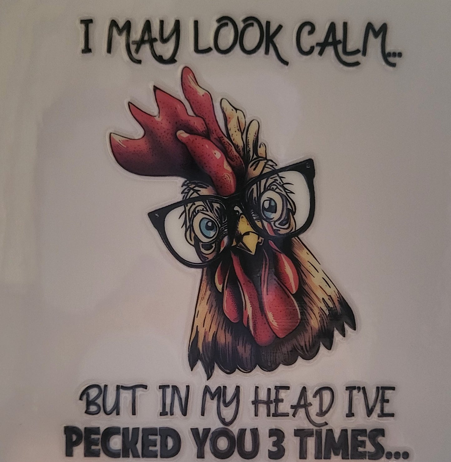 I may look calm decal small