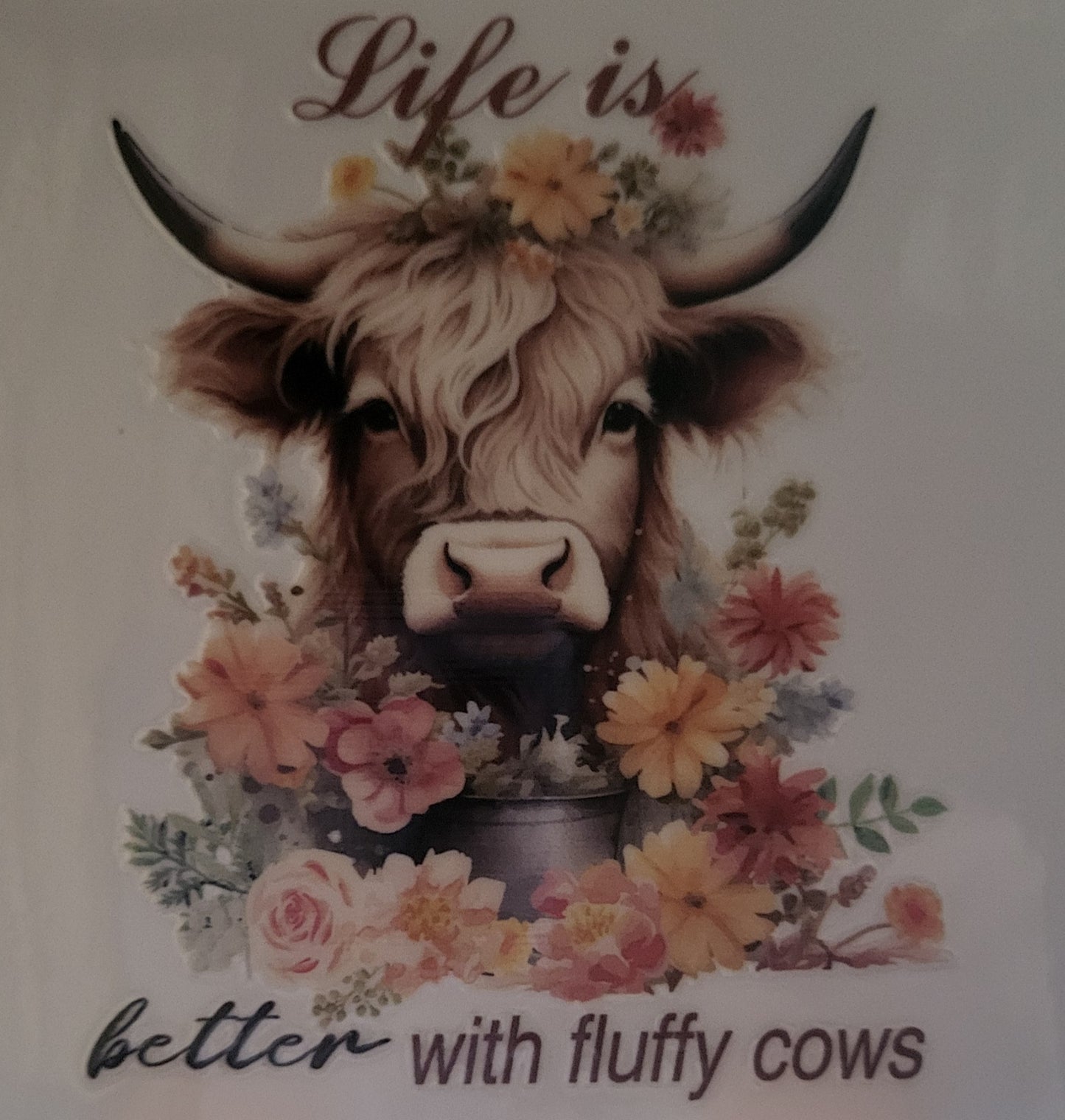 Highland Cow decal small #1