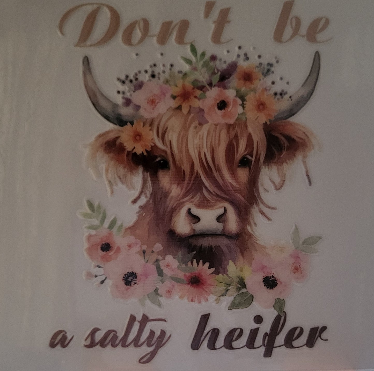 Highland Cow decal small #2