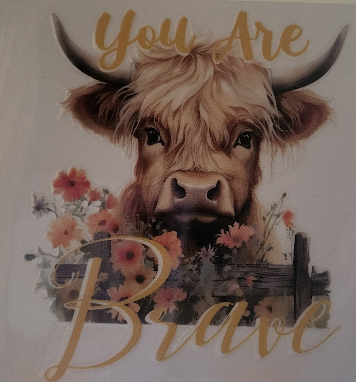 Highland Cow decal small #13