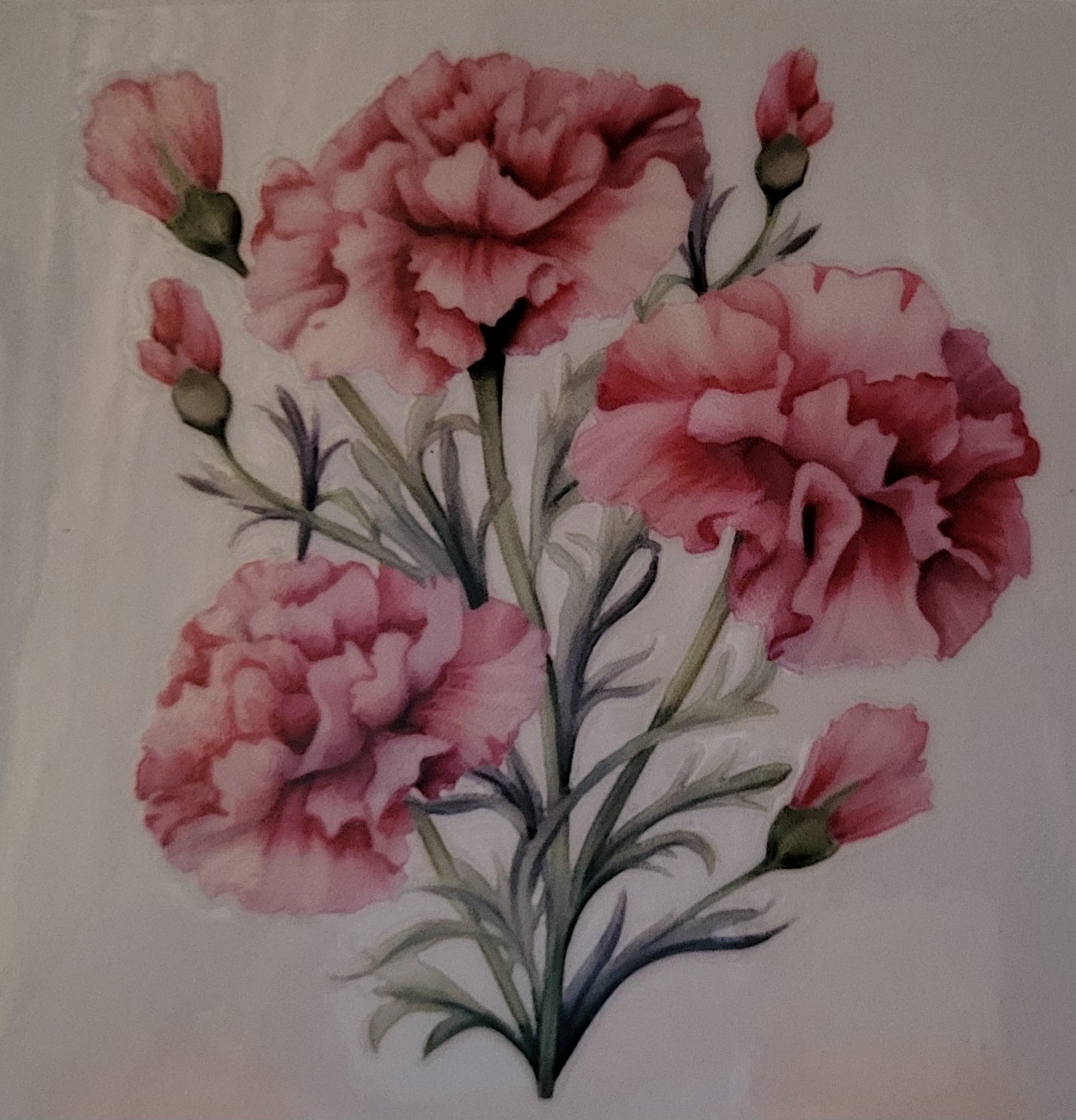 Flowers decal small #2