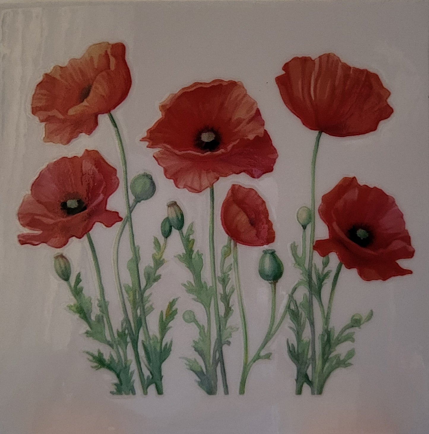 Flowers decal small #3