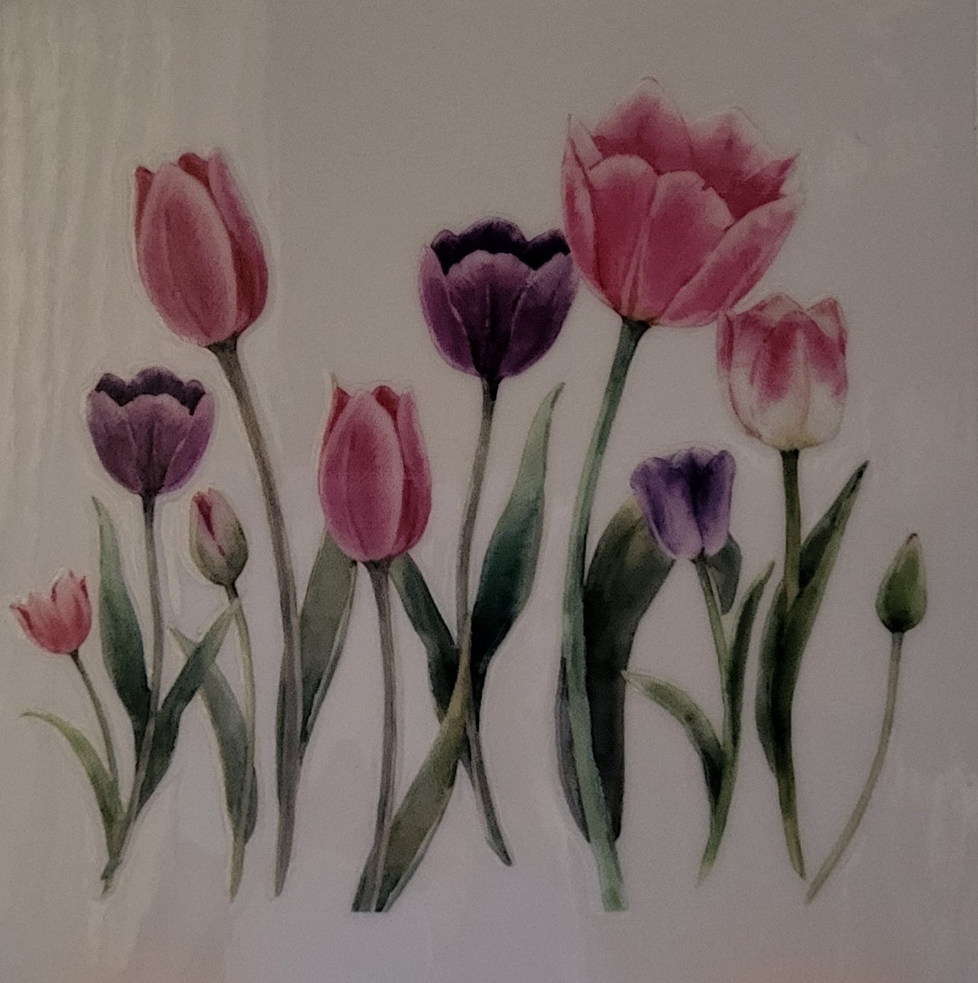 Flowers decal small #4