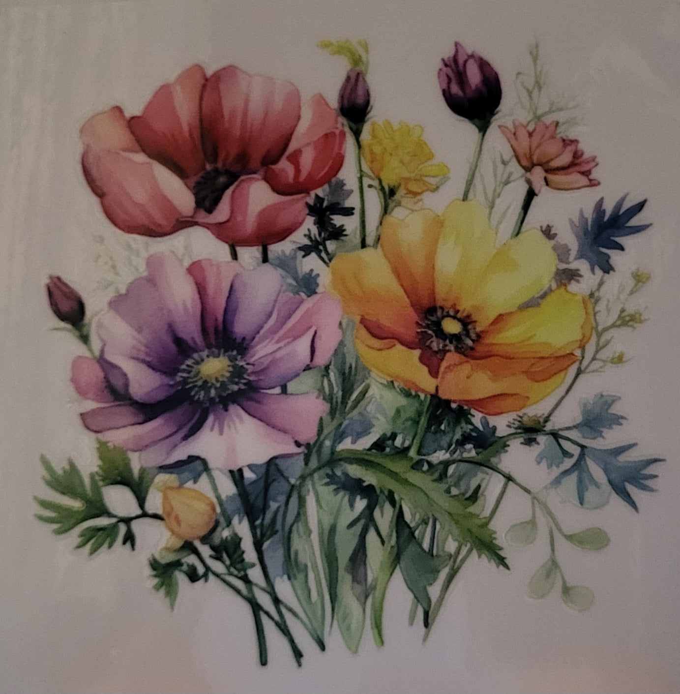 Flowers decal small #5