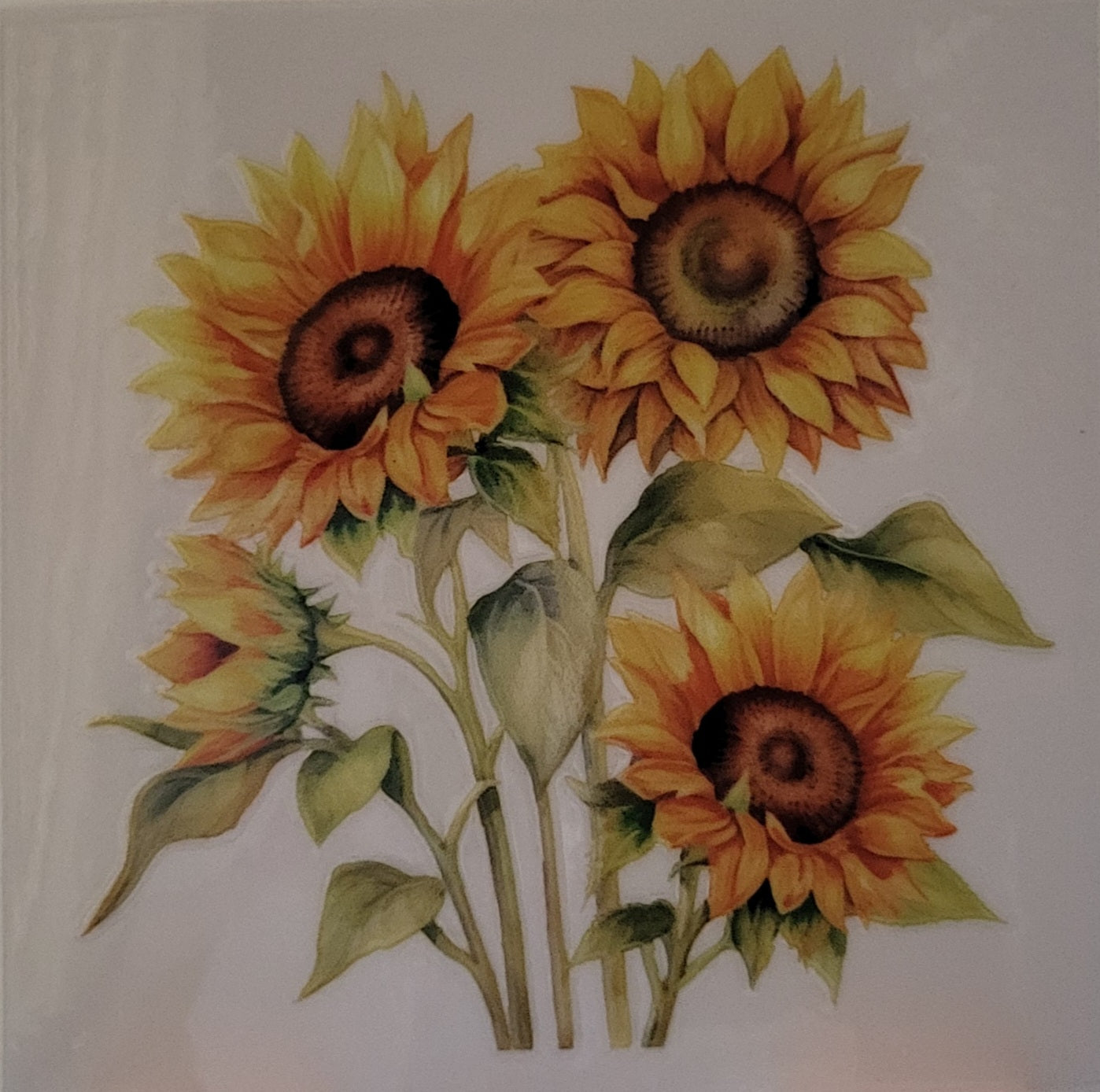 Flowers decal small #9