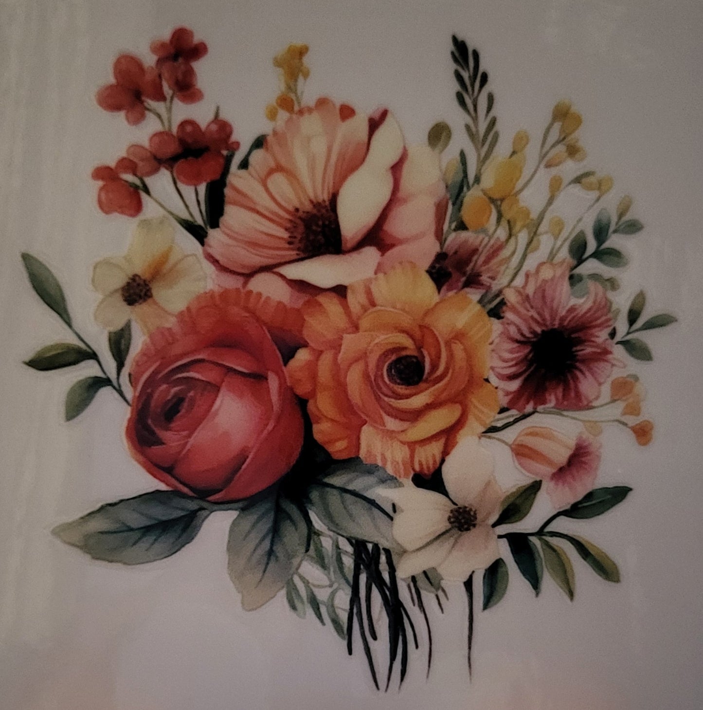 Flowers decal small #10