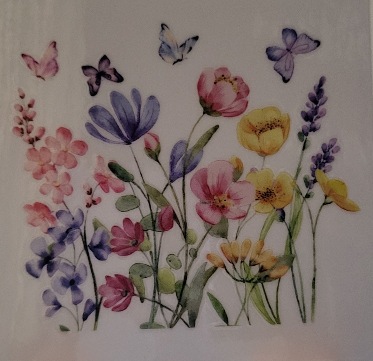 Flowers decal small #11