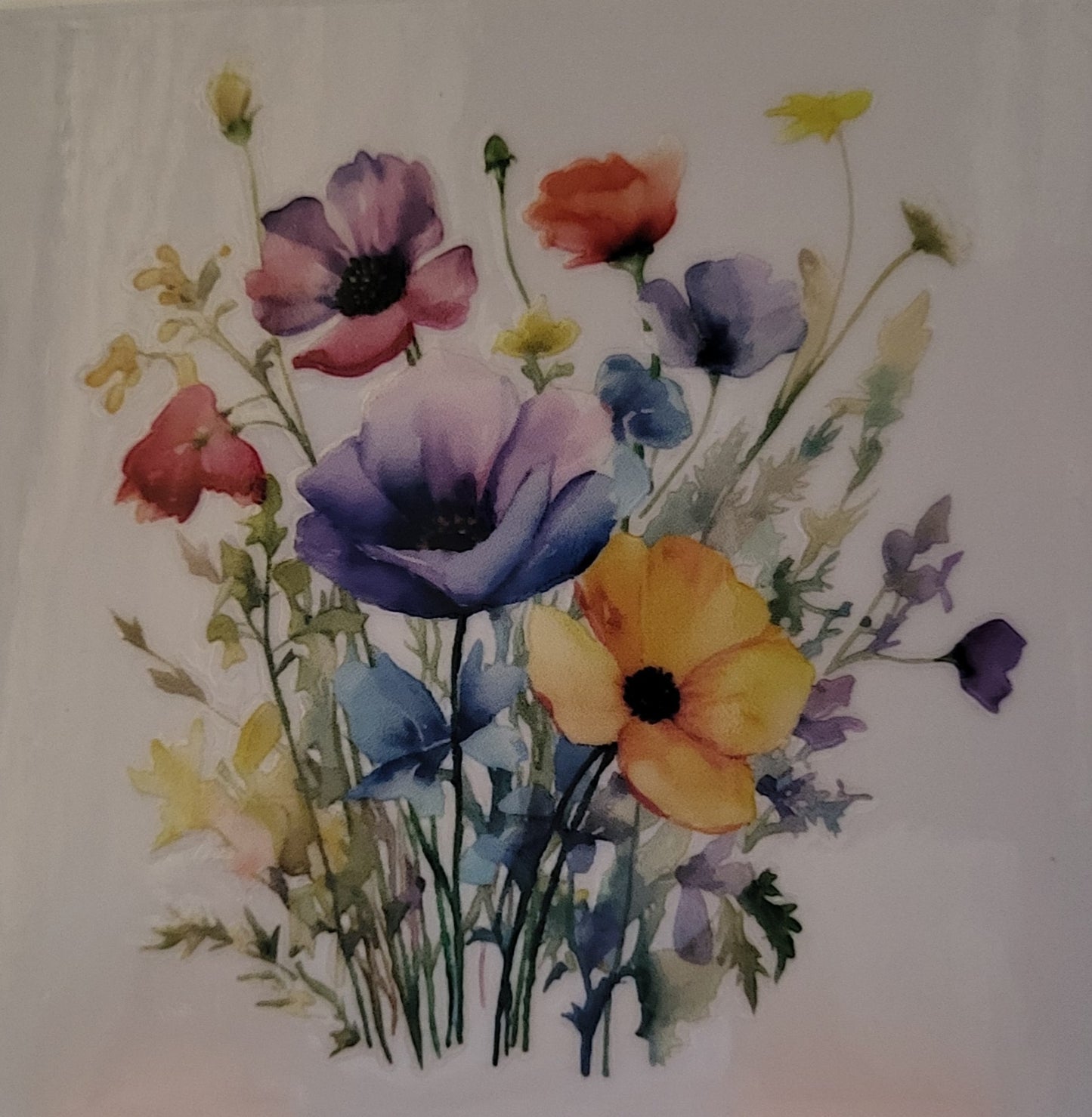 Flowers decal small #13