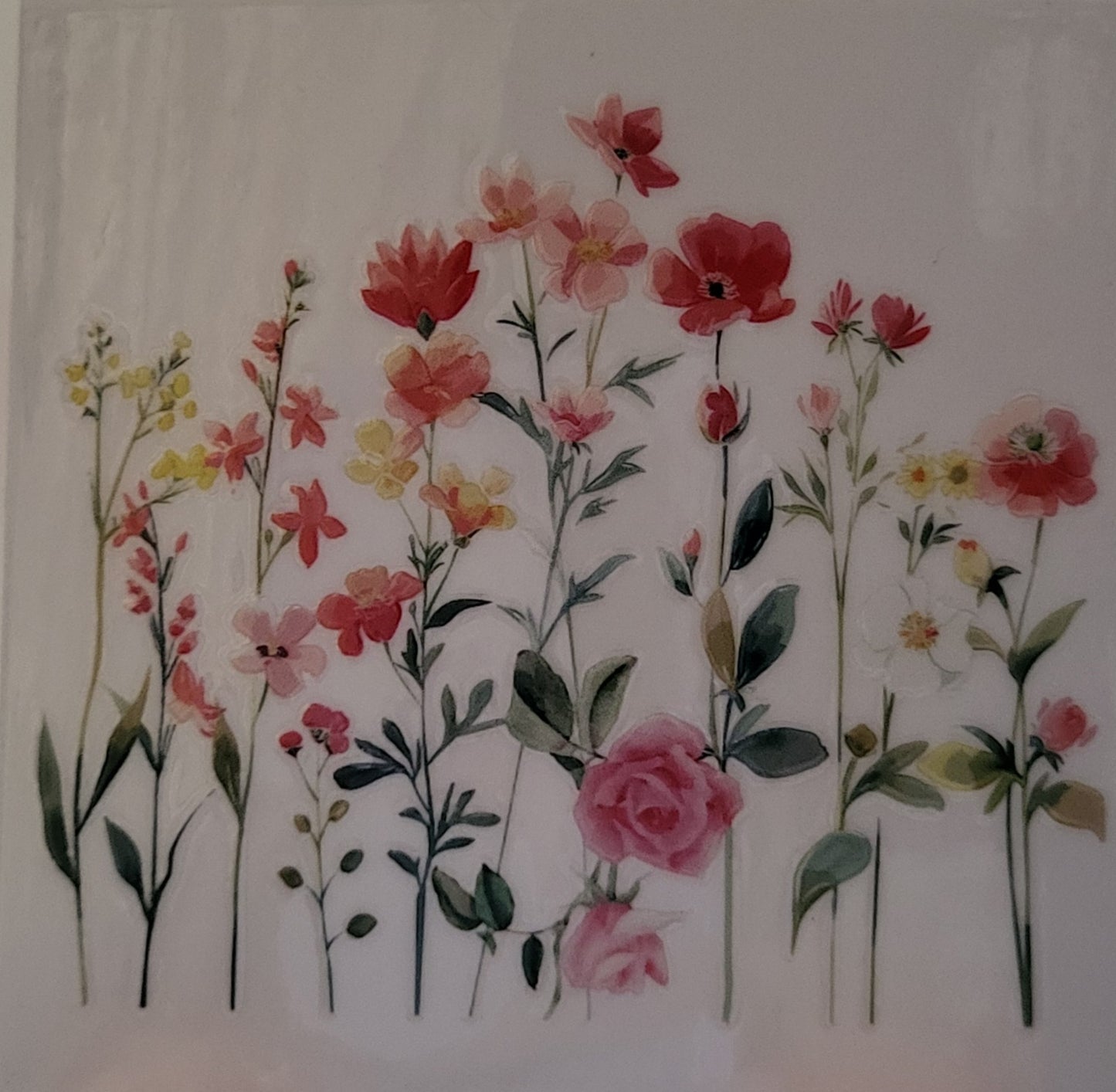 Flowers decal small #14