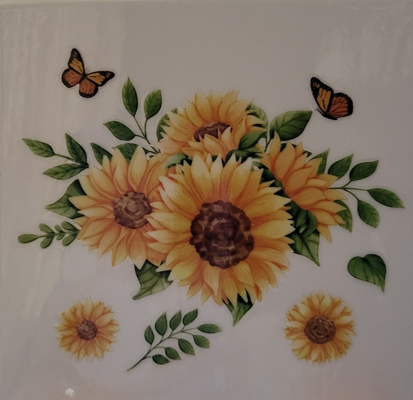 Flowers decal small #17