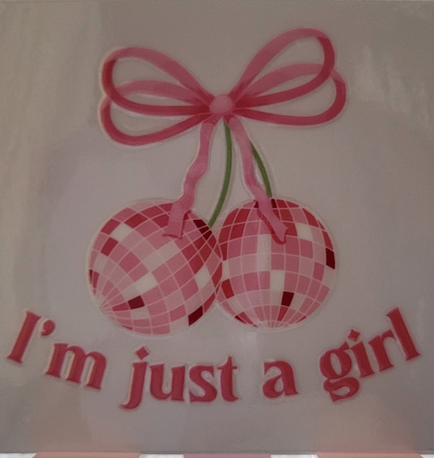 Cute girly bow decal small #1