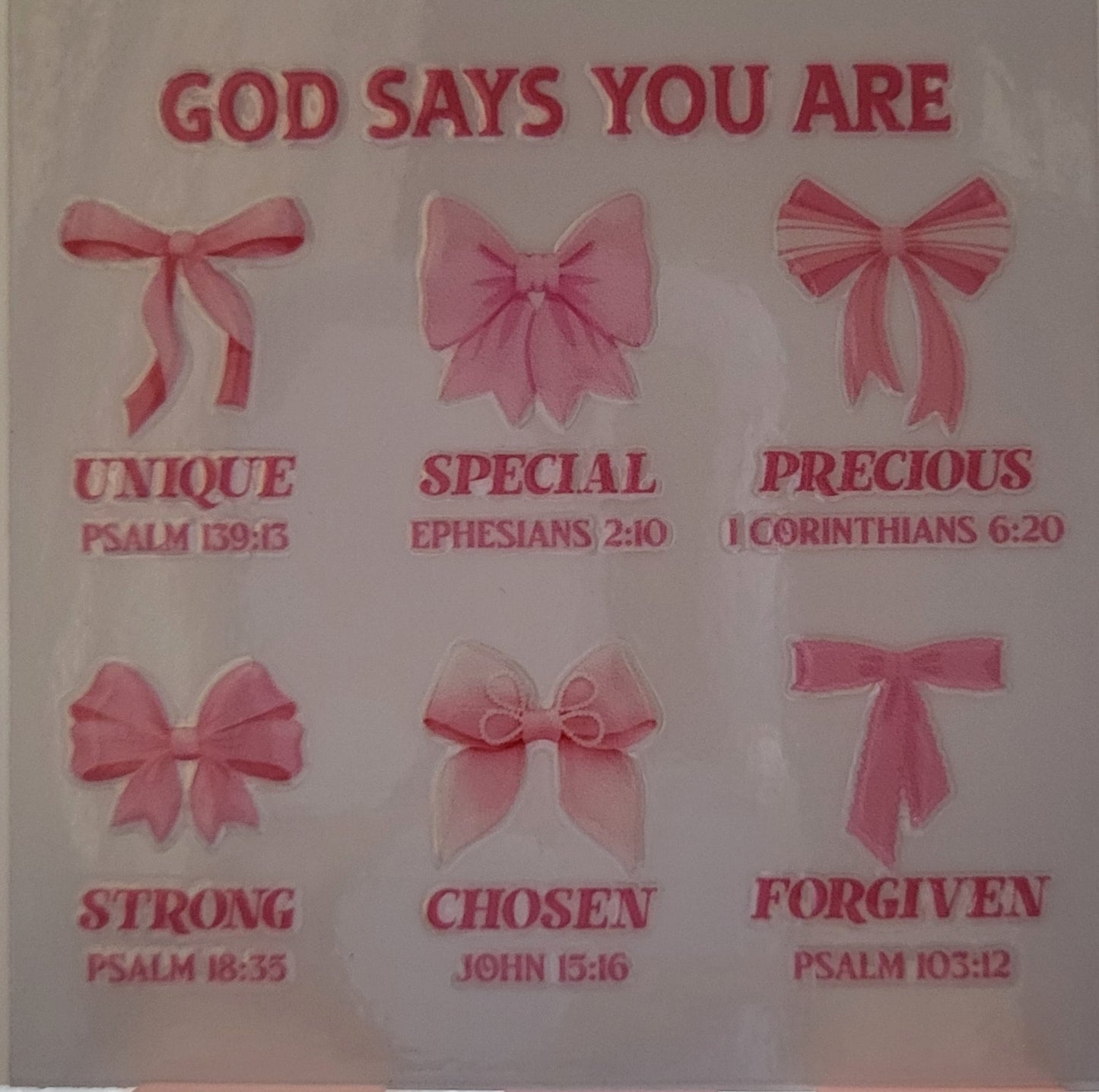 Cute girly bow decal small #2