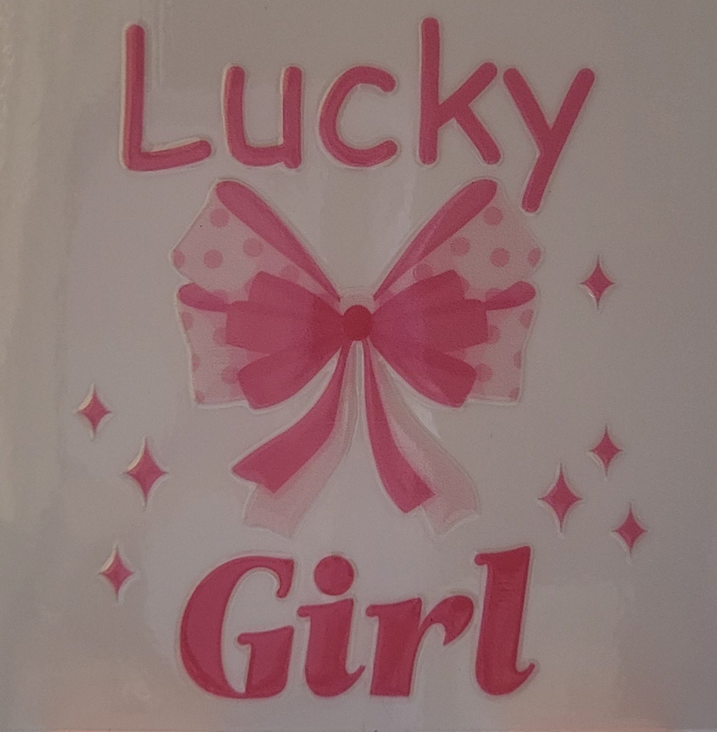 Cute girly bow decal small #9