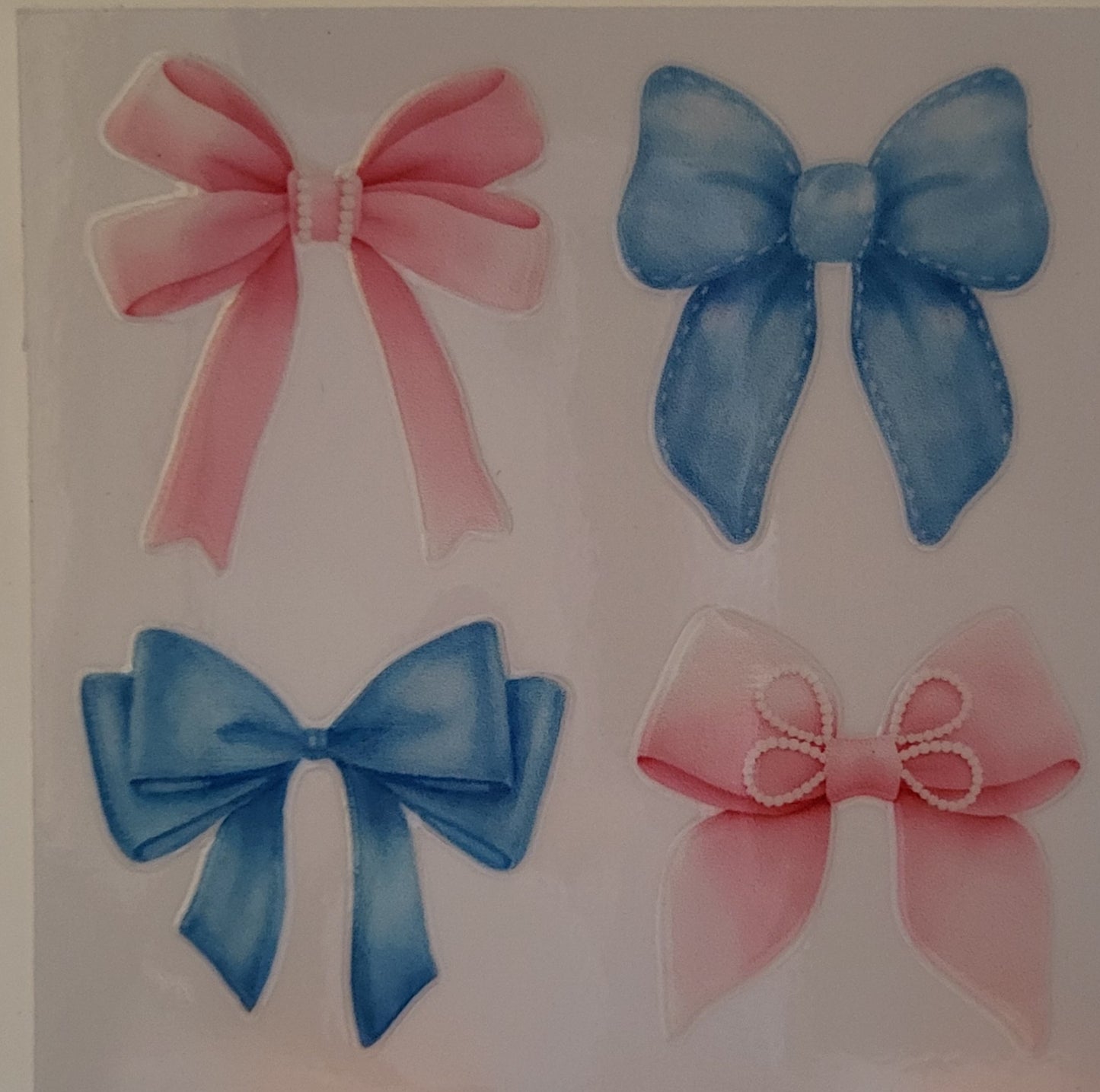 Cute girly bow decal small #20