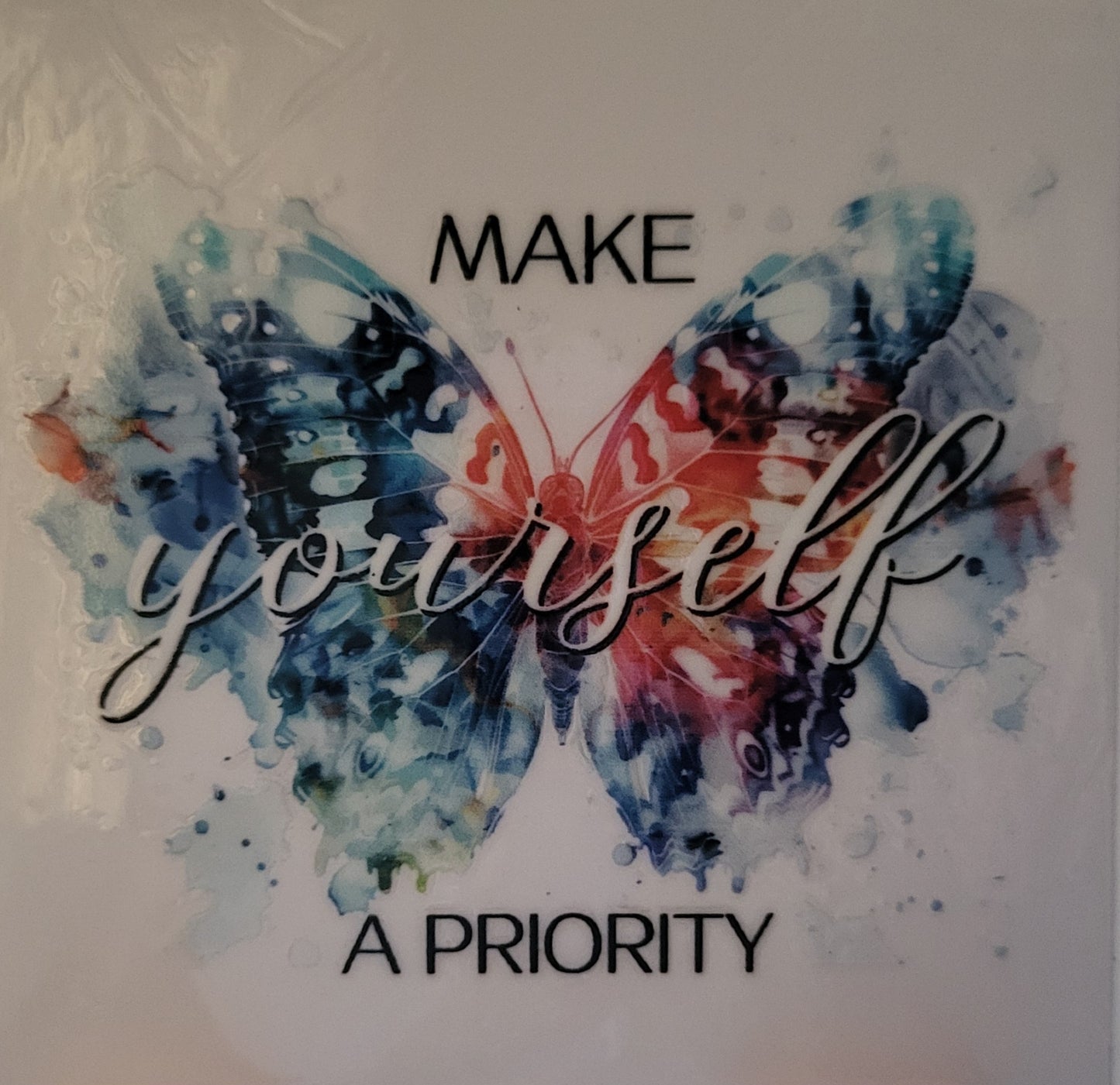 Watercolor Butterfly decal small #1