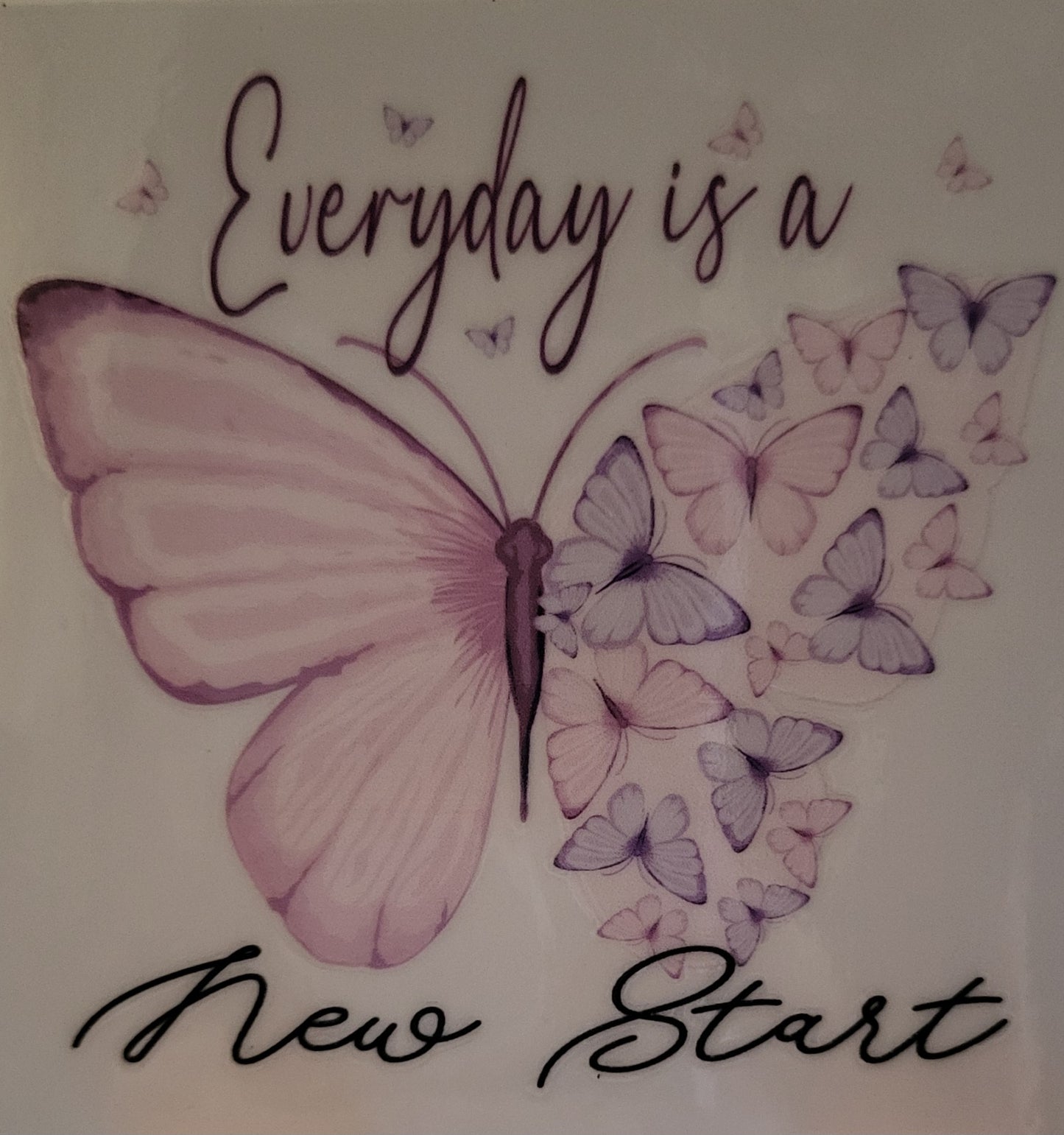 Watercolor Butterfly decal small #9