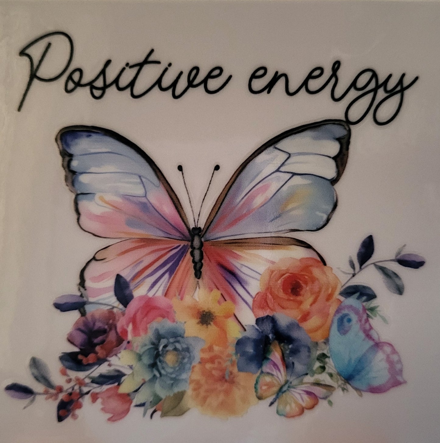 Watercolor Butterfly decal small #13