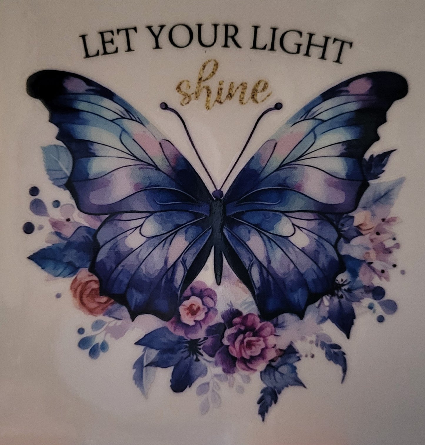Watercolor Butterfly decal small #14