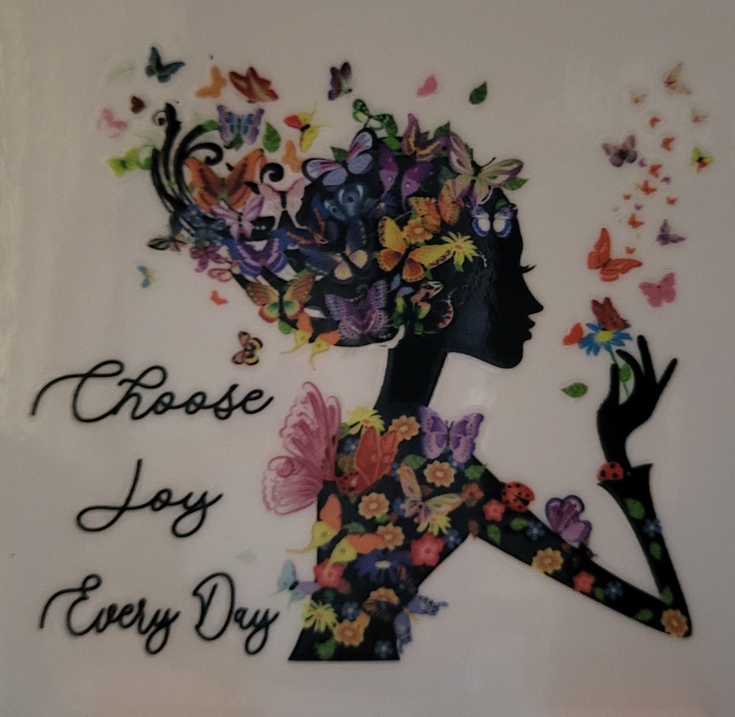 Watercolor Butterfly decal small #15