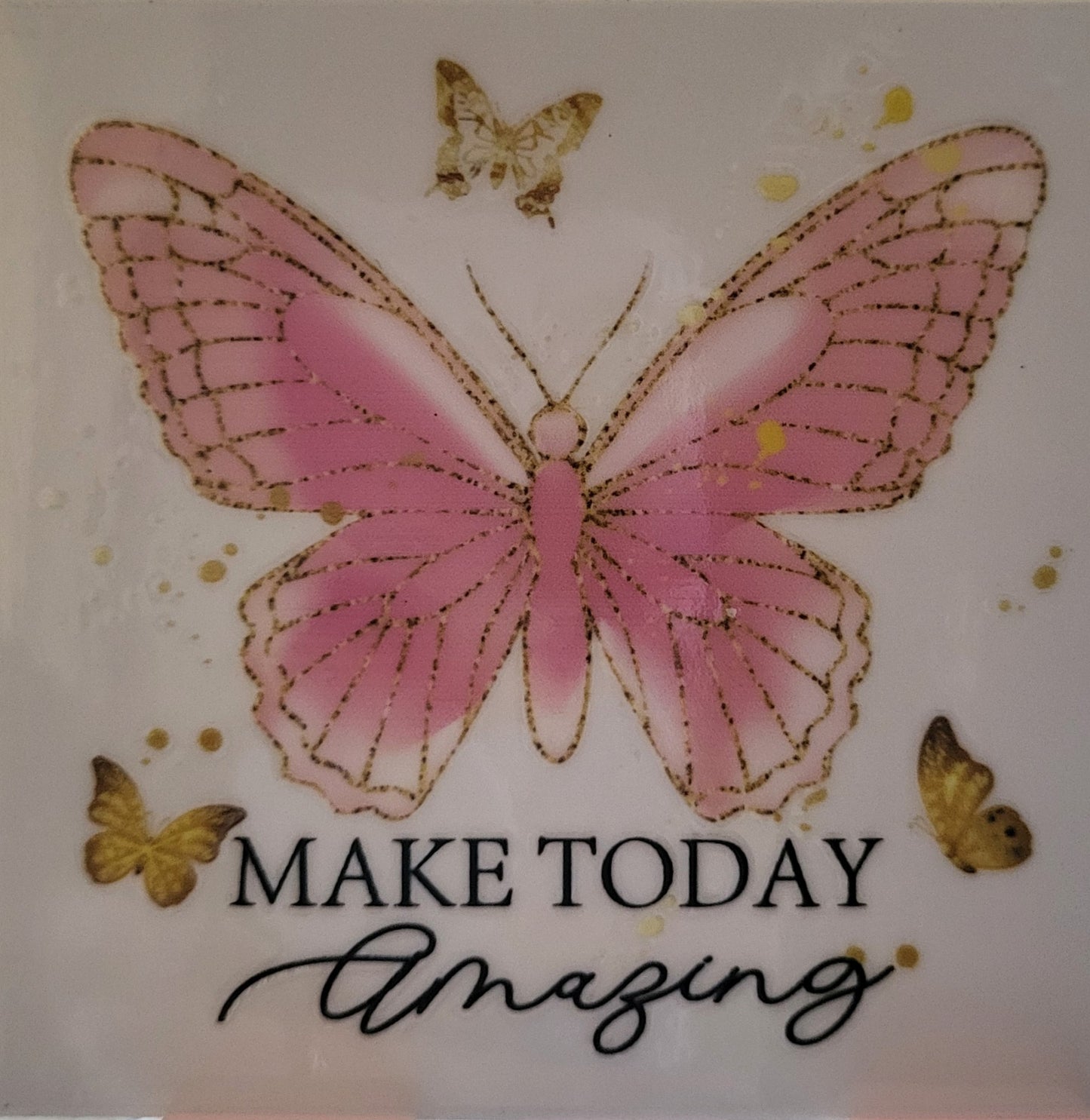 Watercolor Butterfly decal small #17