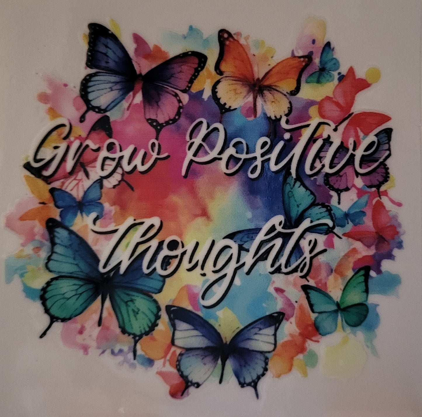 Watercolor Butterfly decal small #18