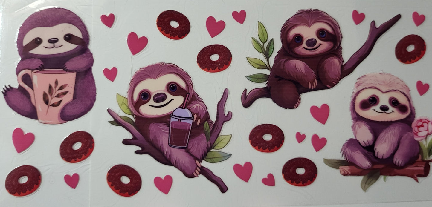 Sloth decal large
