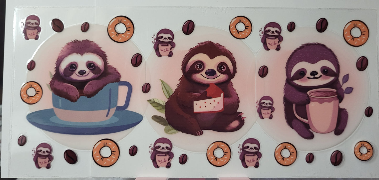 Sloth decal large