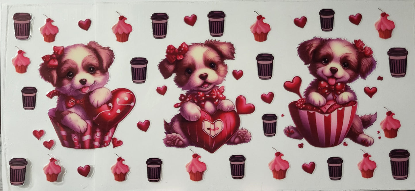 Puppy love decal large