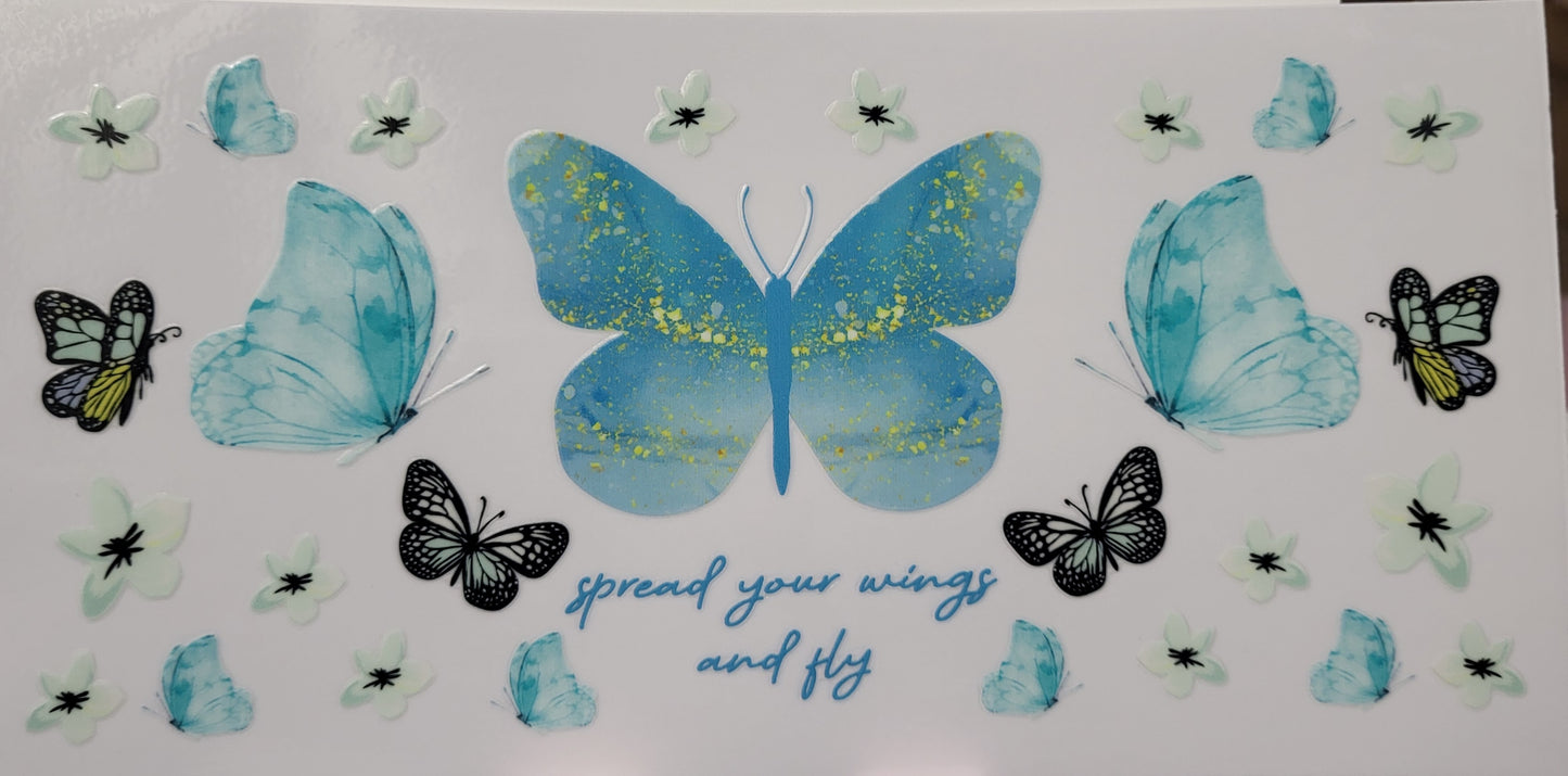 Butterfly decal large #4