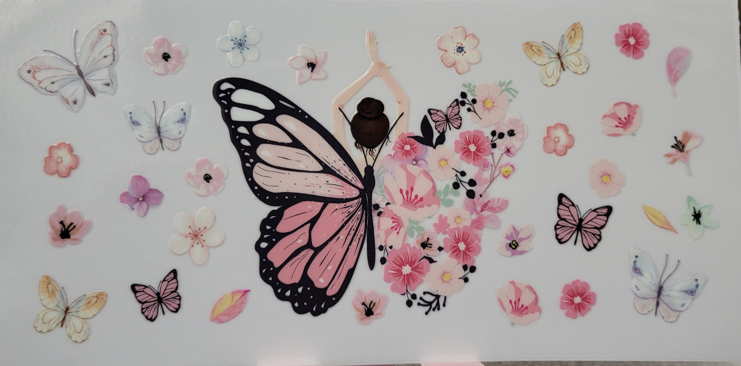 Butterfly decal large #7