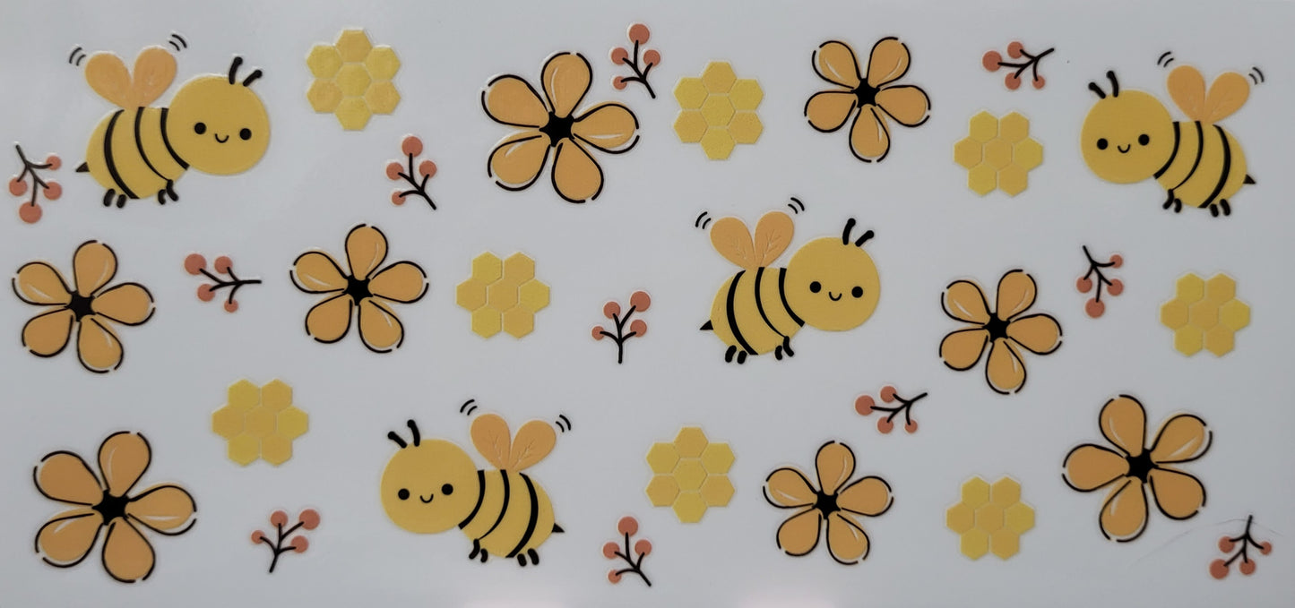 Bees decal large