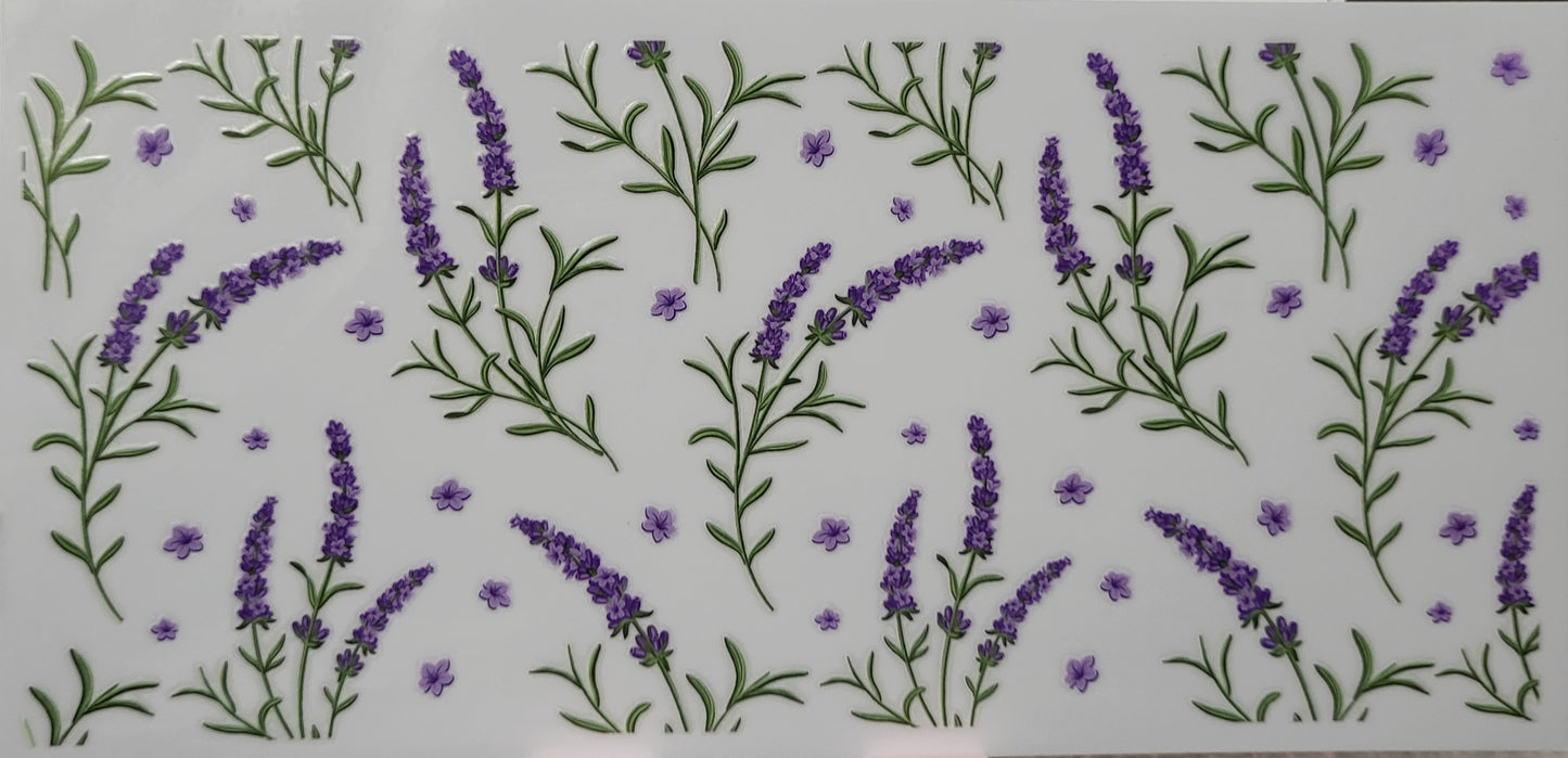 Lavender decal large