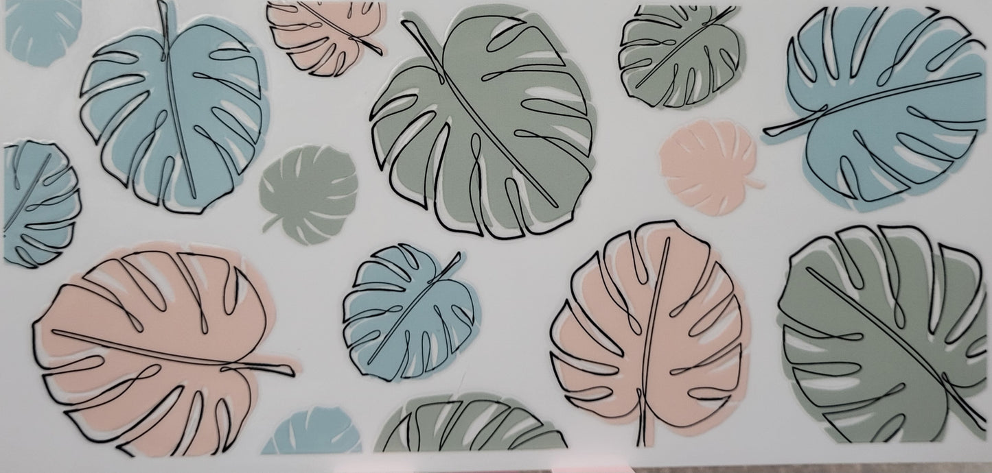 Leaves decal large