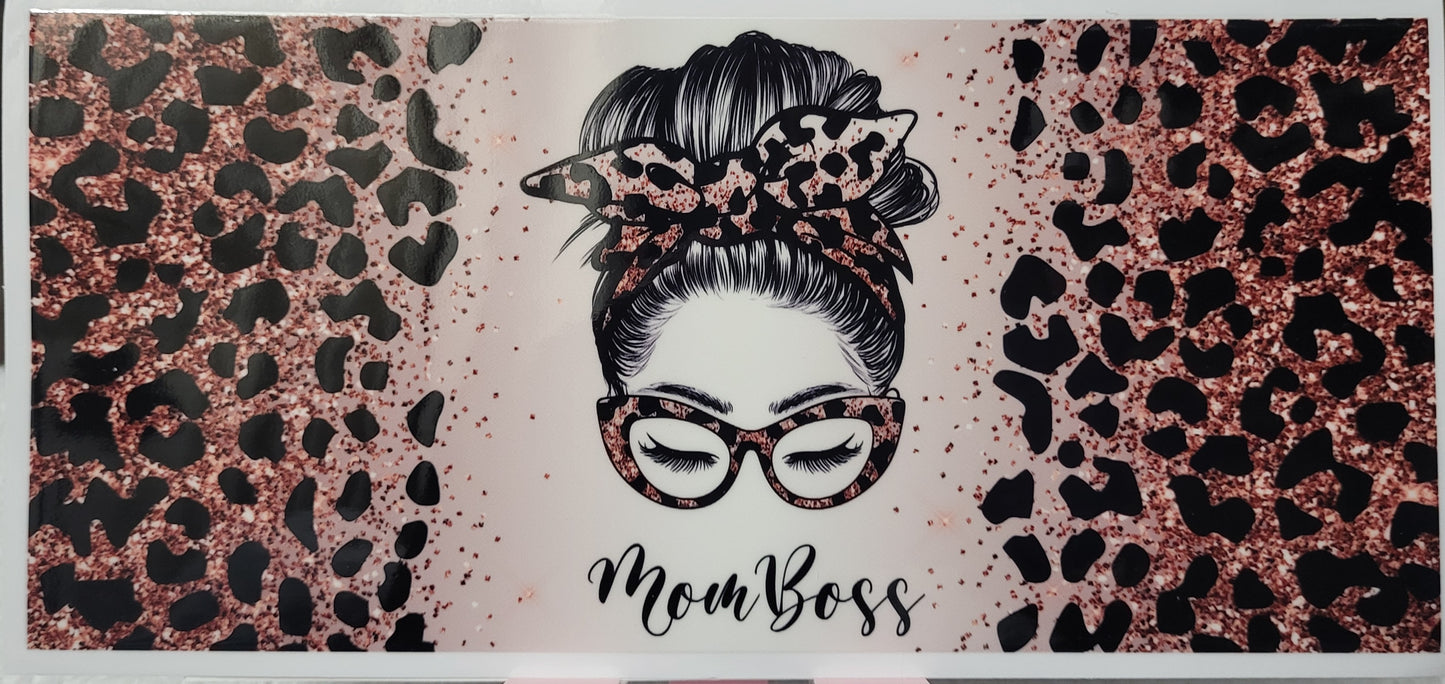Mom boss decal large