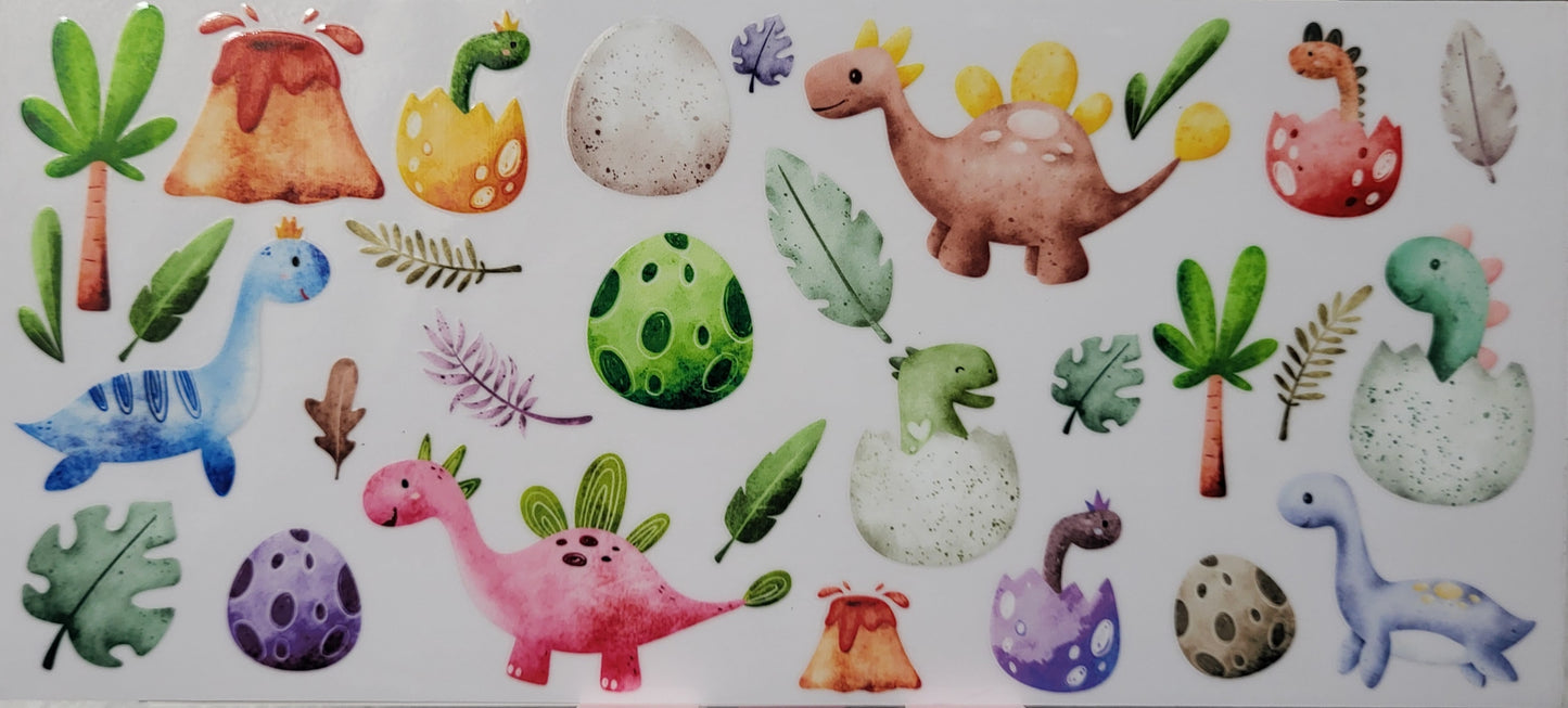 Dinosaur kids decal large