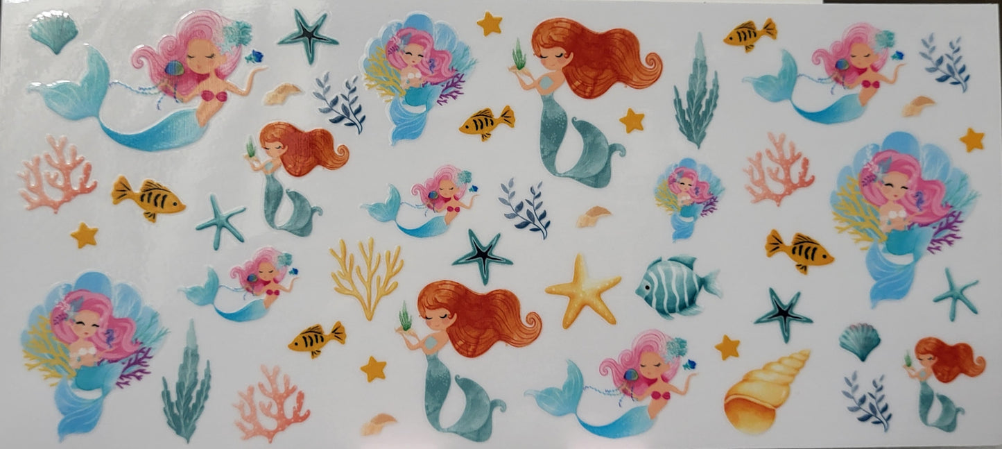 Mermaids decal large