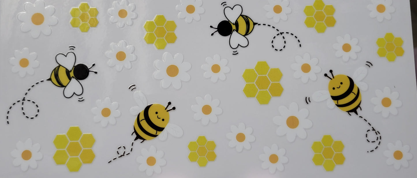 Bees decal large #1