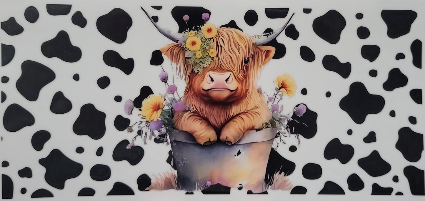 Highland Cow decal large #5
