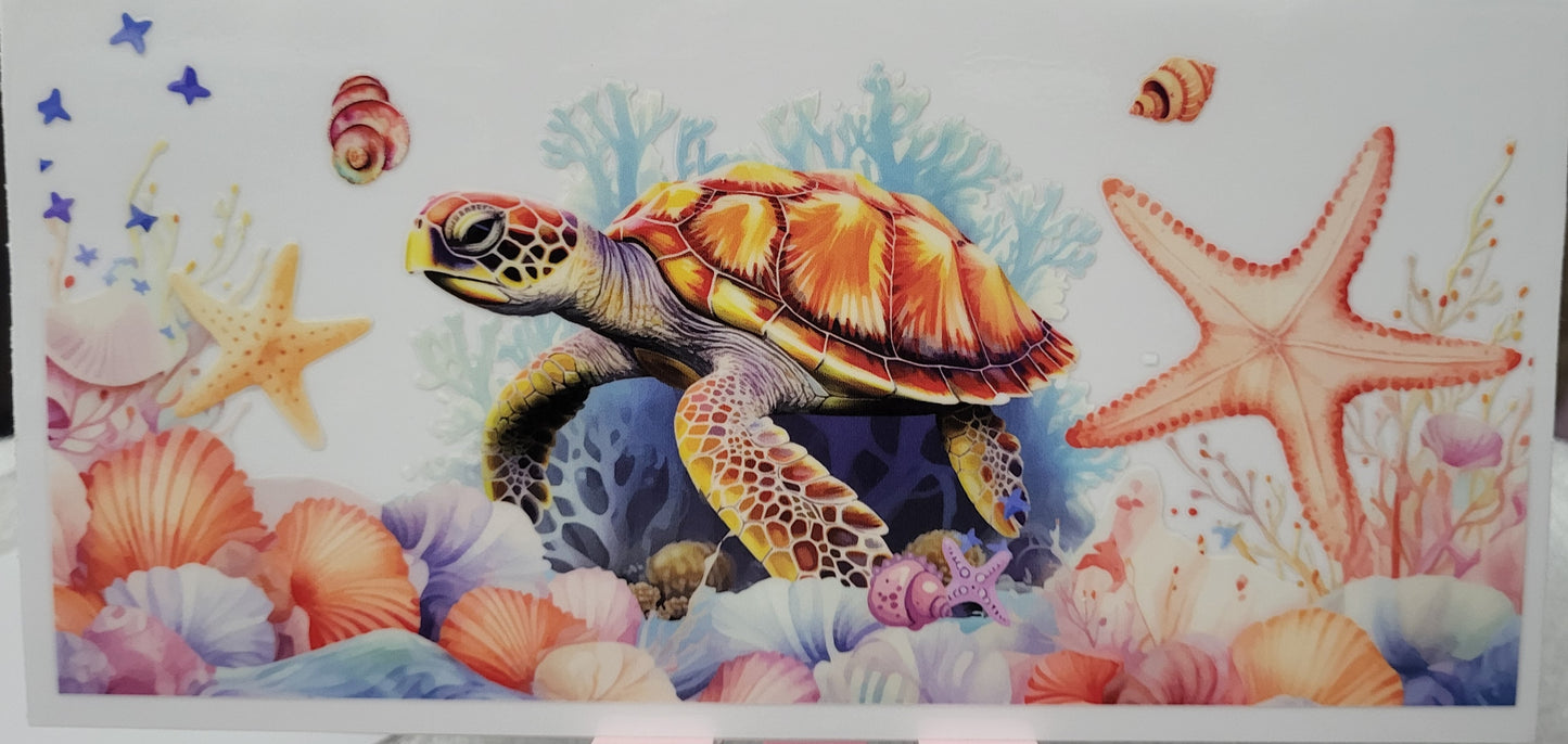 Turtle decal large