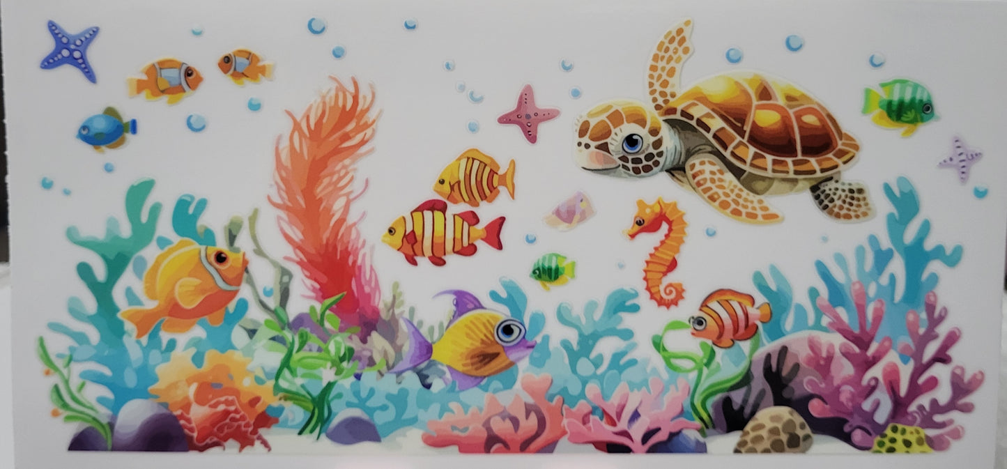 Turtle decal large