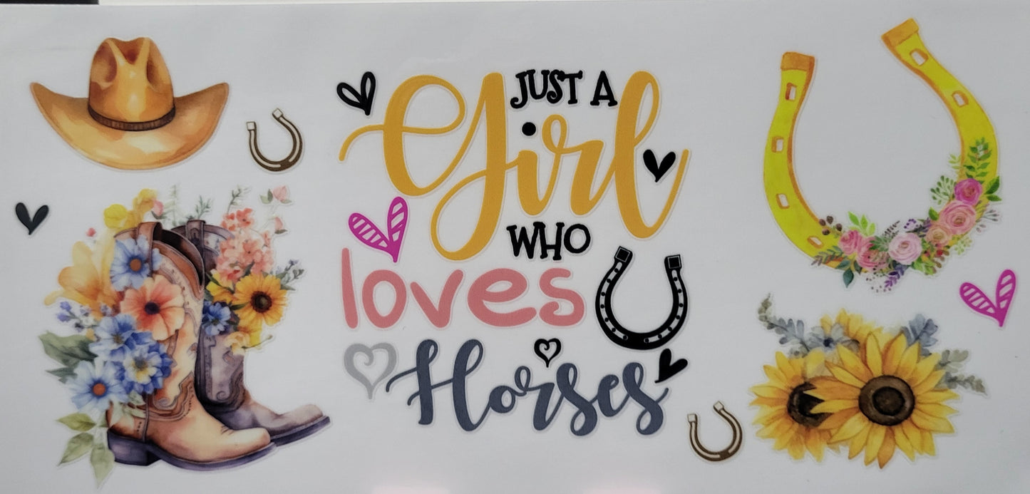 Horse decal large #3