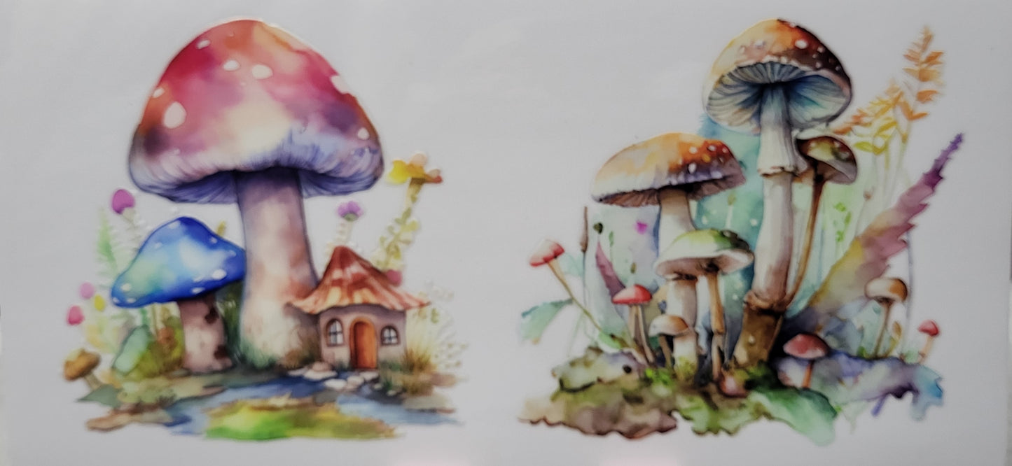 Mushrooms decal large #1