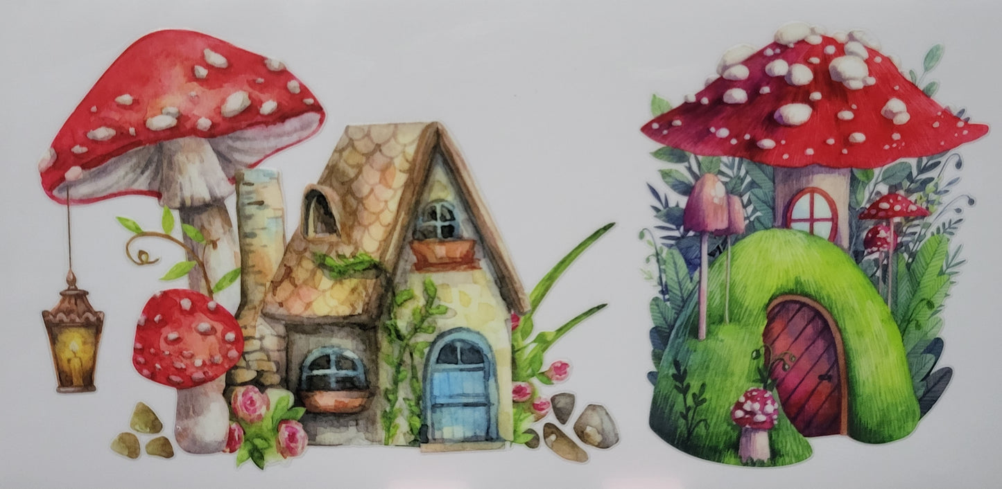 Mushrooms decal large #2