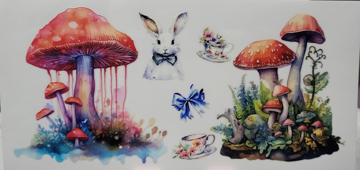 Mushrooms decal large #3