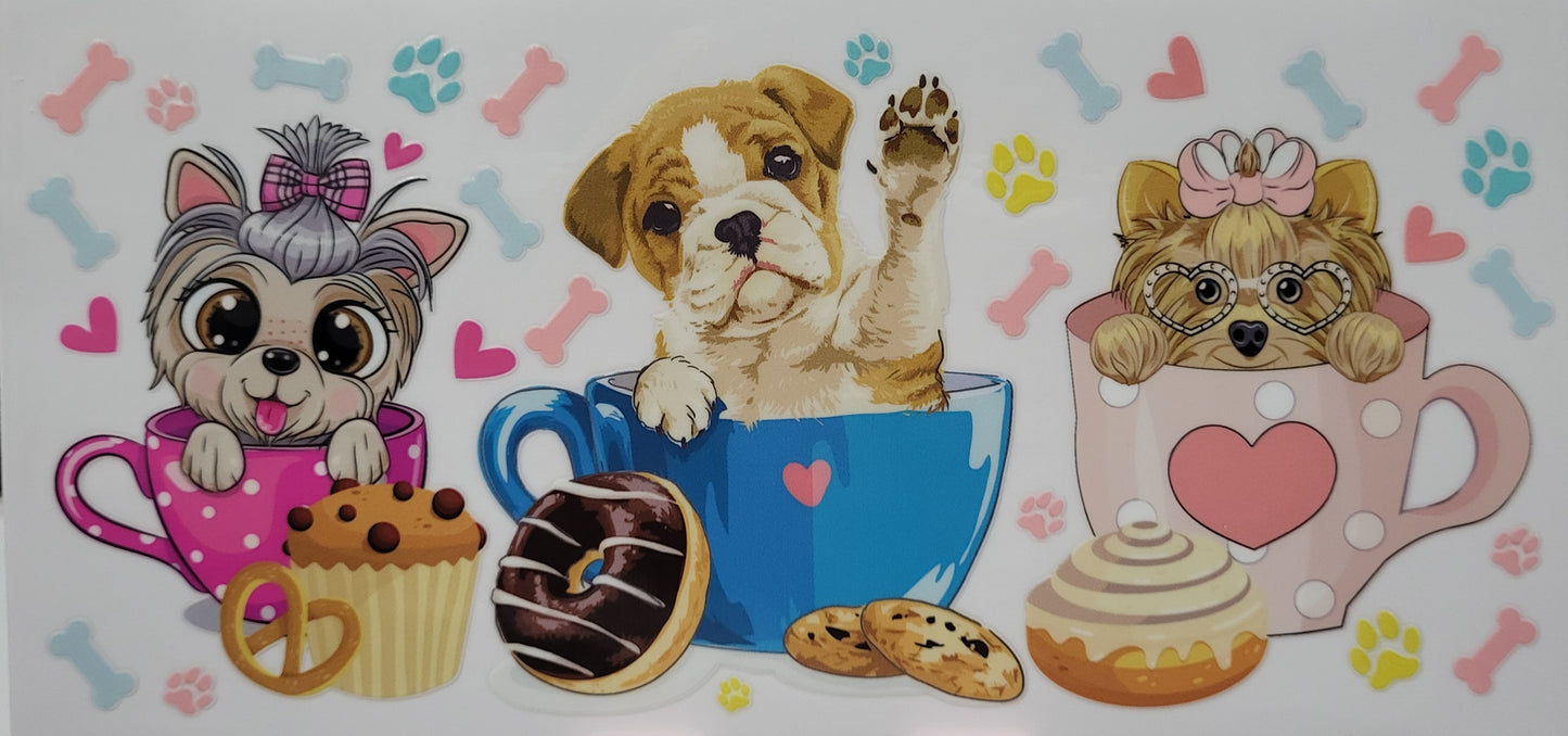 Puppy treat decal large