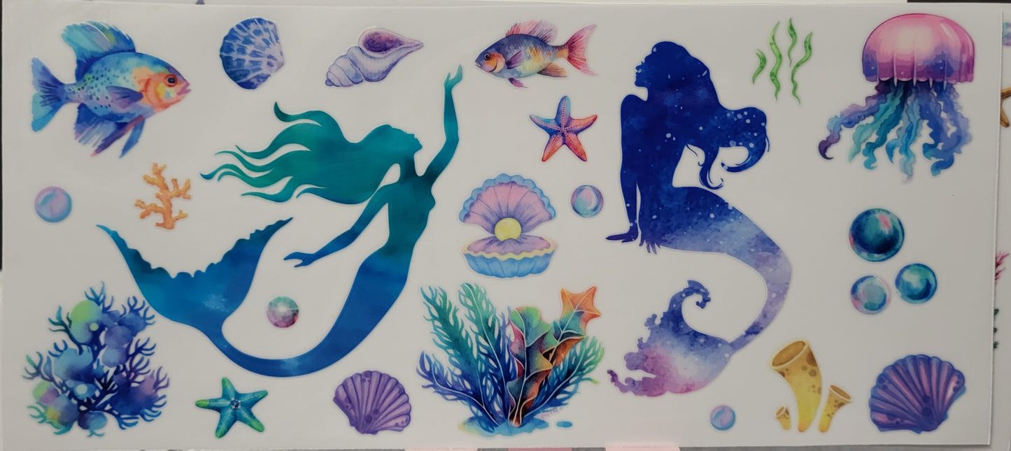 Mermaids decal large