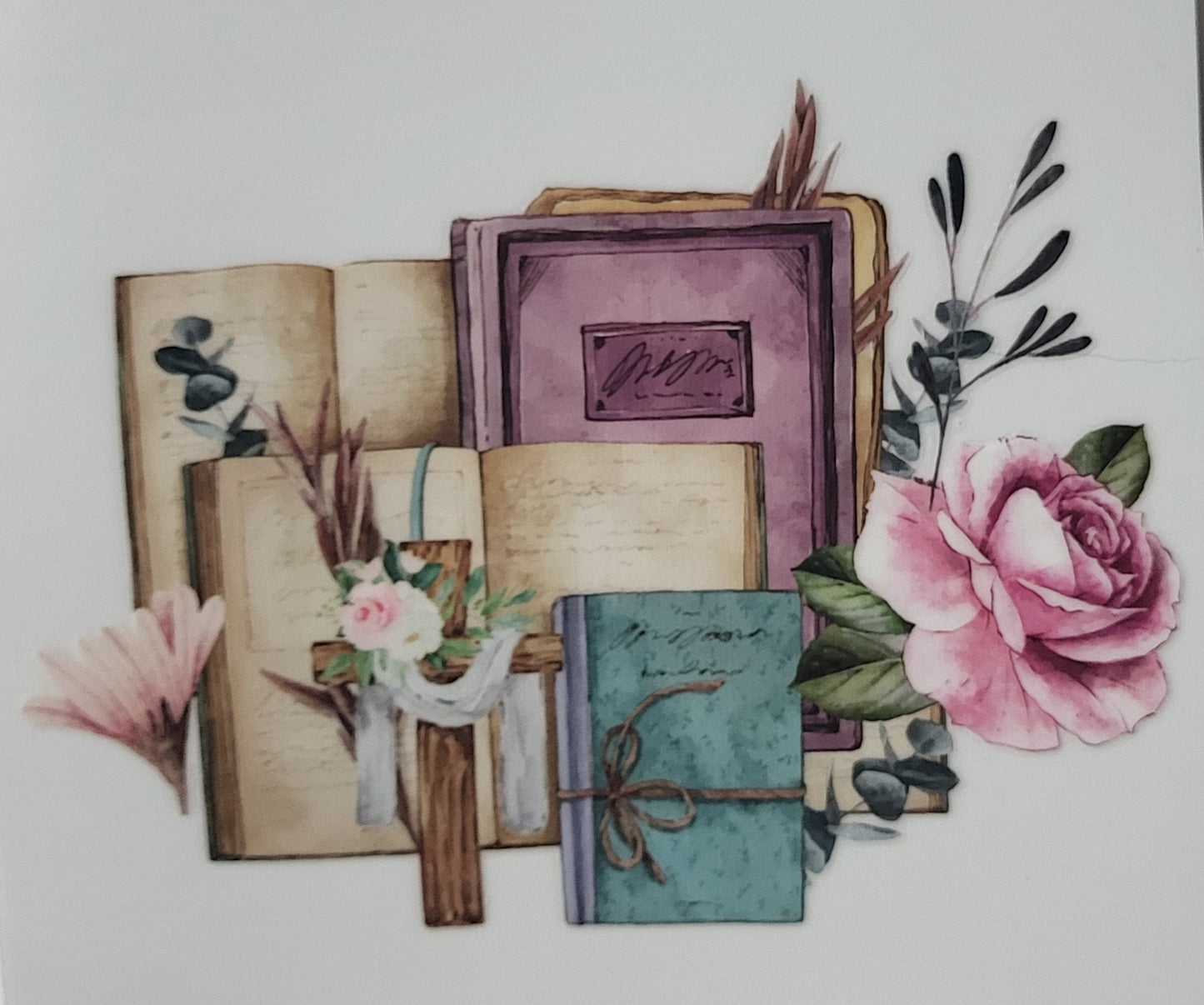 Book decal small #25