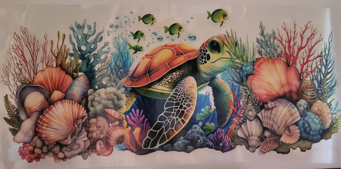 Turtle decal large