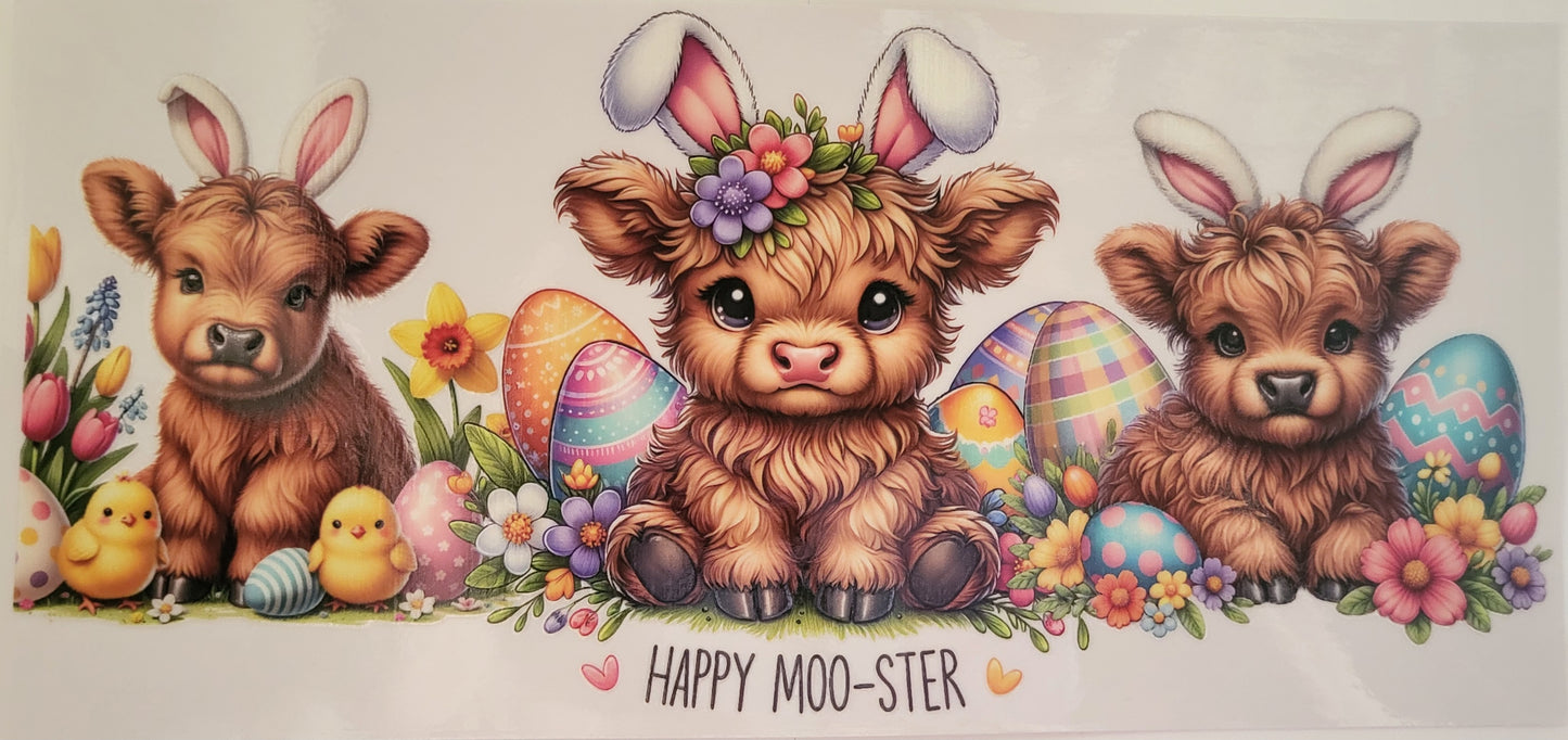 Baby Highland Cows decal large #7