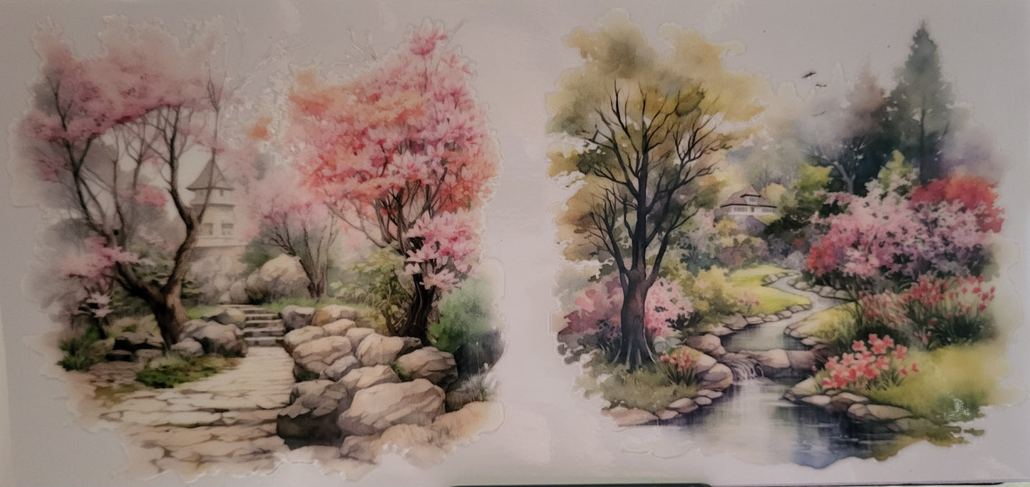 Scenic Landscape decal large #1